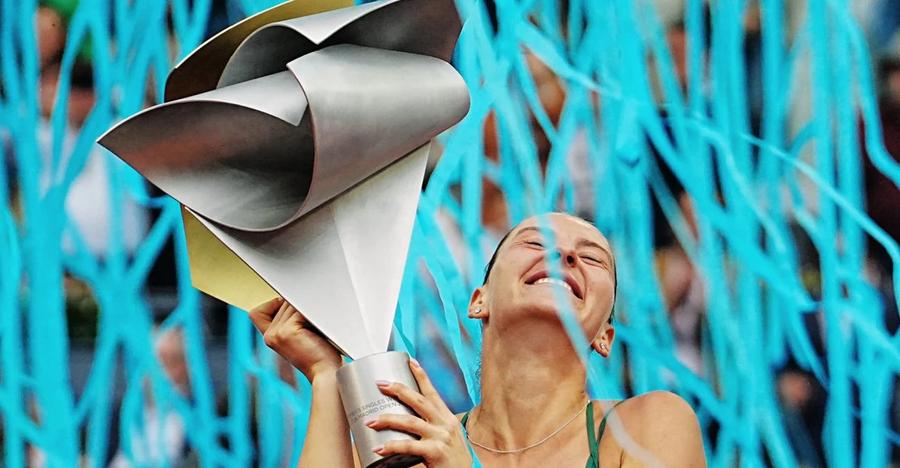 Marta Kostyuk 马德里夺冠